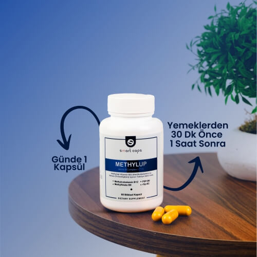 Smart Caps Methylup Active B Comlex + TMG 60 Kapsül