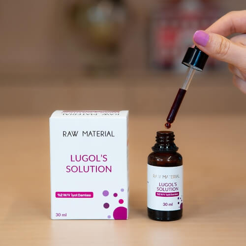 Raw Material Lugol's Solution İyot %2 Damla 30 ml