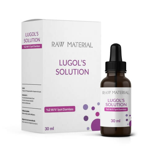 Raw Material Lugol's Solution İyot %2 Damla 30 ml