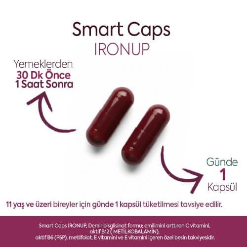 Smart Caps Ironup Demir 60 Kapsül