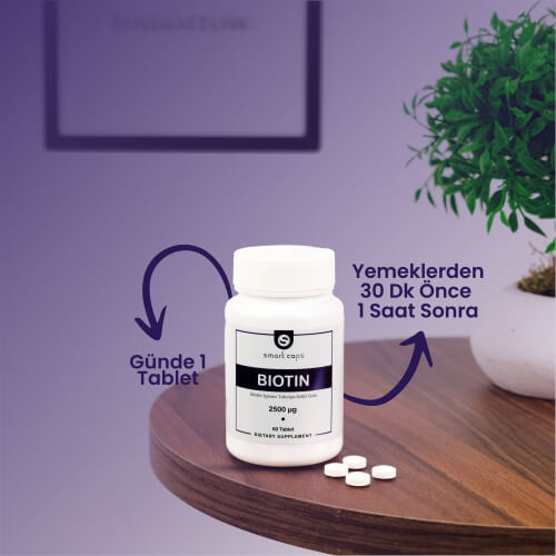 Smart Caps Biotin 60 Tablet