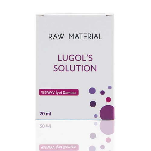 Raw Material Lugol's Solution İyot %5 Damla 20 ml