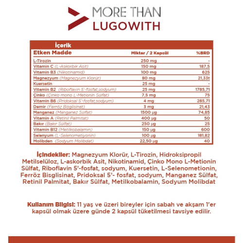More Than Lugowith 60 Kapsül