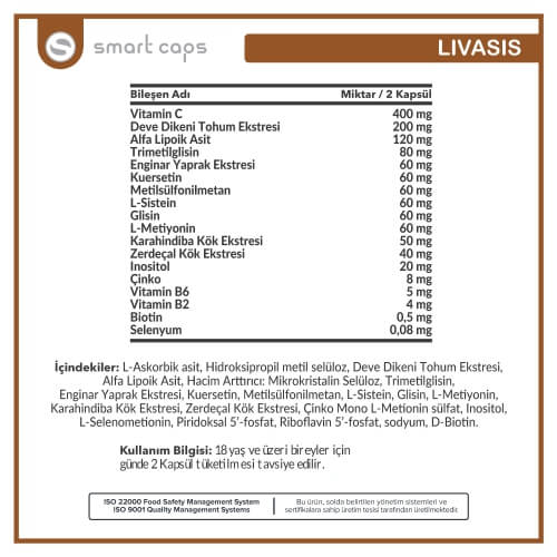 Smart Caps Livasis 60 Kapsül