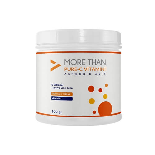 More Than Pure C Vitamini (Ascorbic Acid) 500 gr