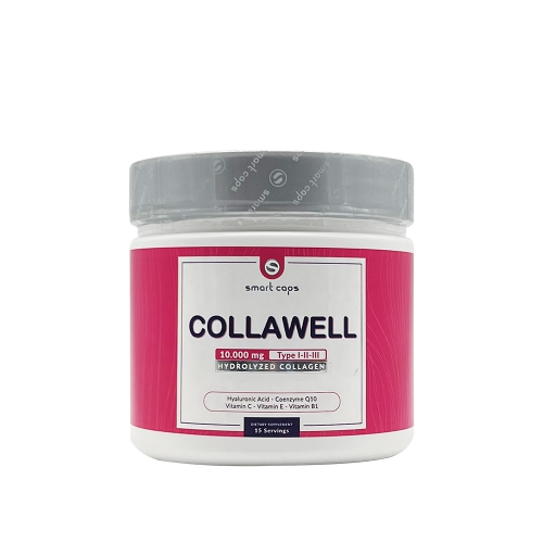 Smart Caps CollaWell Hidrolize Kolajen (Type I,II,III)  180 gr