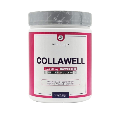 Smart Caps CollaWell Hidrolize Kolajen (Type I,II,III) 360 gr