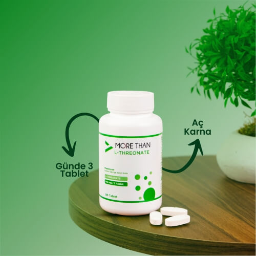 More Than Magnezyum L-Threonate 90 Tablet