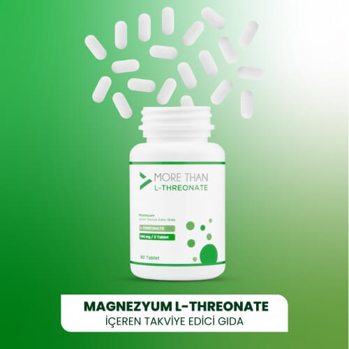 More Than Magnezyum L-Threonate 90 Tablet