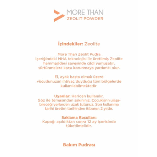 More Than Zeolit Pudra 85 gr