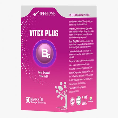 Referans Nutra Vitex Plus B6 60 Kapsül