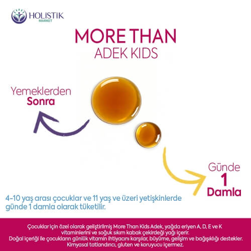More Than Adek Kids Multivitamin Damla 30 ml