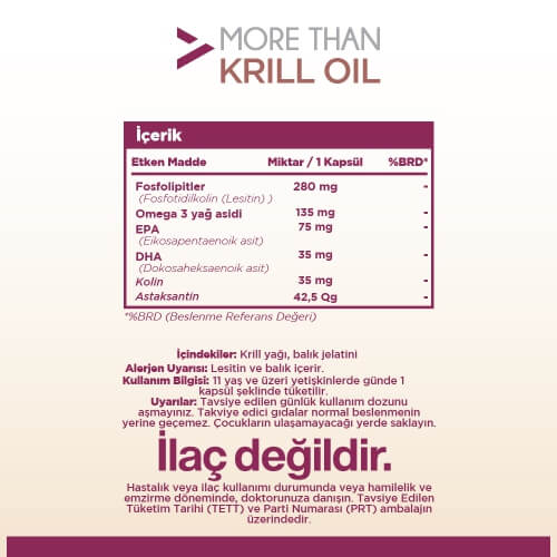 More Than Krill Oil 30 Kapsül