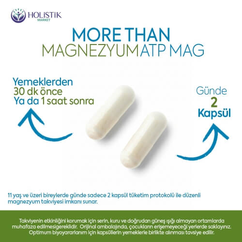 More Than Magnezyum ATP MAG 60 Kapsül